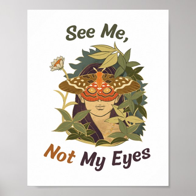 Poster See Me, Not My Eyes (Frente)