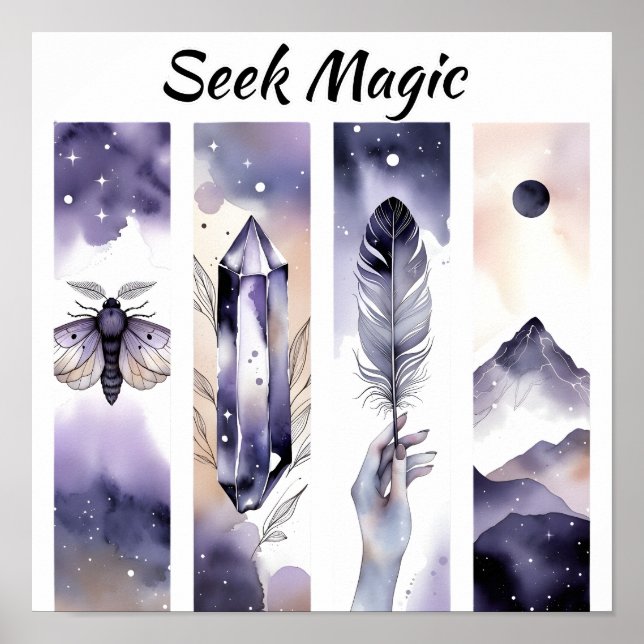 Poster Seek Magic Boho Art (Frente)
