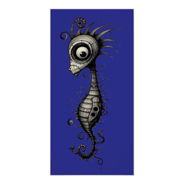 Pôster Seepferd seahorse (Frente)