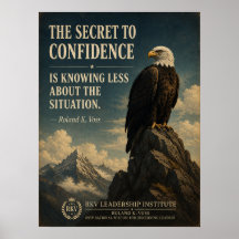 Segredo para a Confiança Cartaz Motivacional Engra