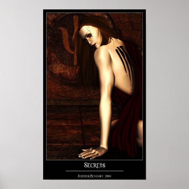 Pôster Segredos (Frente)