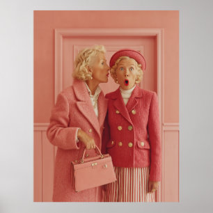 Poster Segredos Cor-de-Rosa e Estilo Surpreendente
