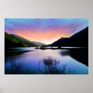 Poster Segredos no lago sunset