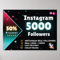 Seguidores do Instagram 5.000 | Comprar Instagram 