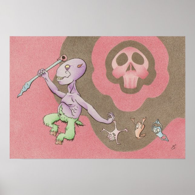 Poster seguir o líder (Frente)