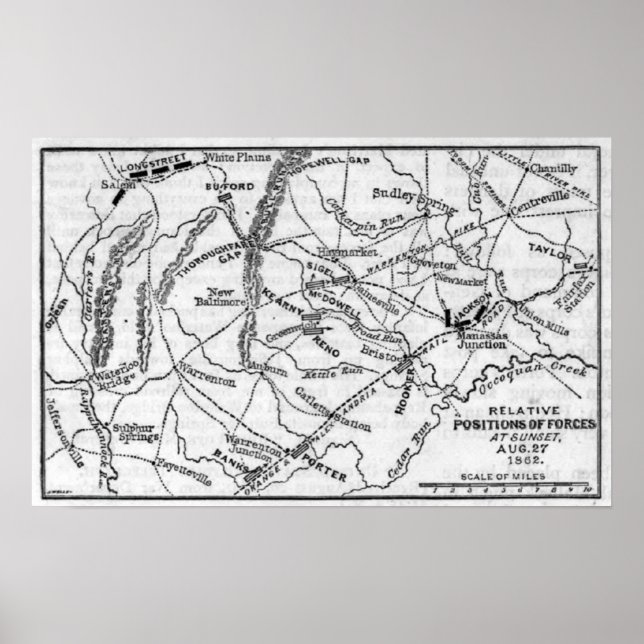 Poster Segunda Batalha de Bull Run (Frente)