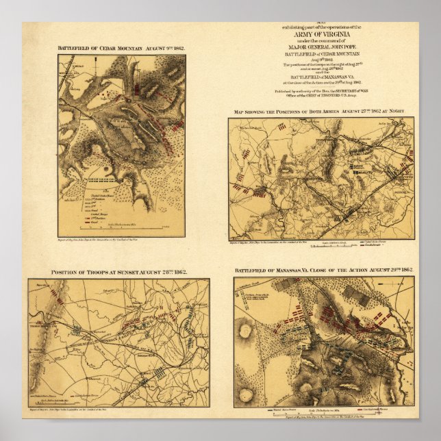 Pôster Segunda Batalha de Bull Run 2 (Frente)