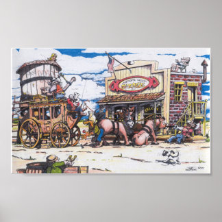 Pôster Segunda-feira palco