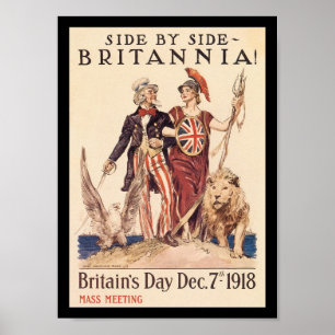 Poster Segunda guerra mundial de Britannia