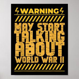 Poster Segunda Guerra Mundial História Engraçada História