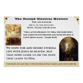 Pôster Segunda Poster de Mistério Glorioso