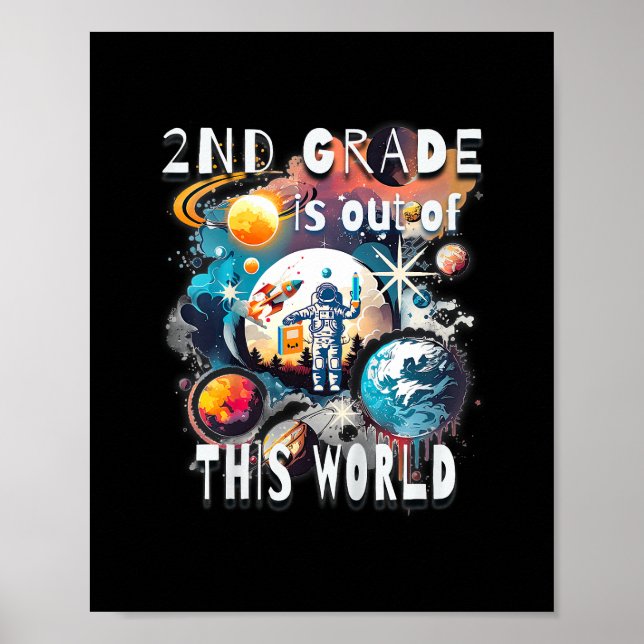 Poster Segundo De Crianças Está Fora Desta Rua De Ano Esc (Frente)