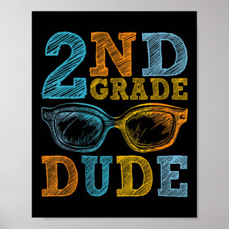 Poster segundo De Volta Para Estudantes De Escola Meninos