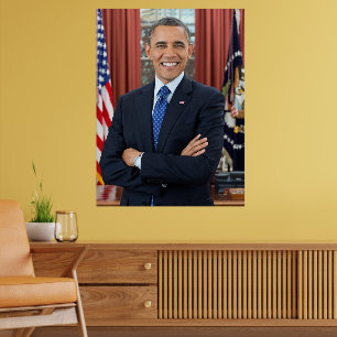 Poster Segundo do presidente Barack Obama - Termo oficial
