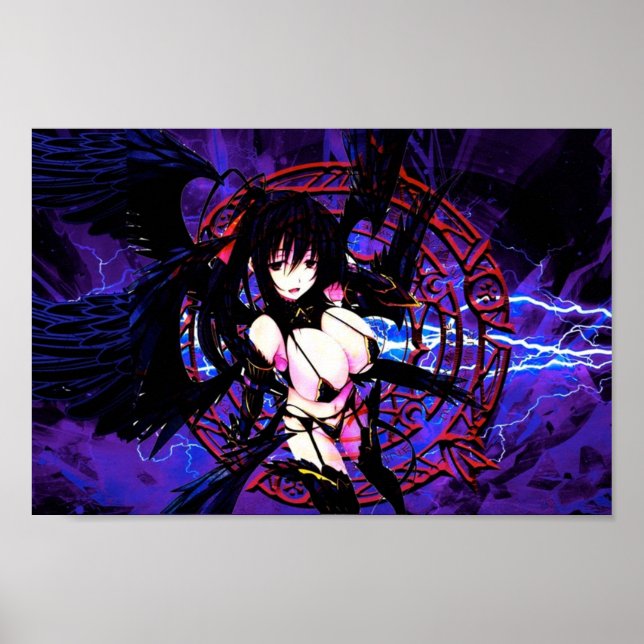 Poster Segundo grau Akeno DxD (Frente)
