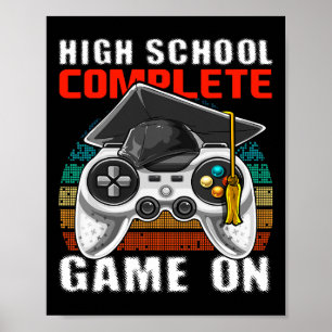 Poster Segundo grau Concluído Graduação do Mais velho de