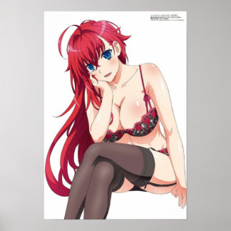 Poster Segundo grau DxD Rias Gremory