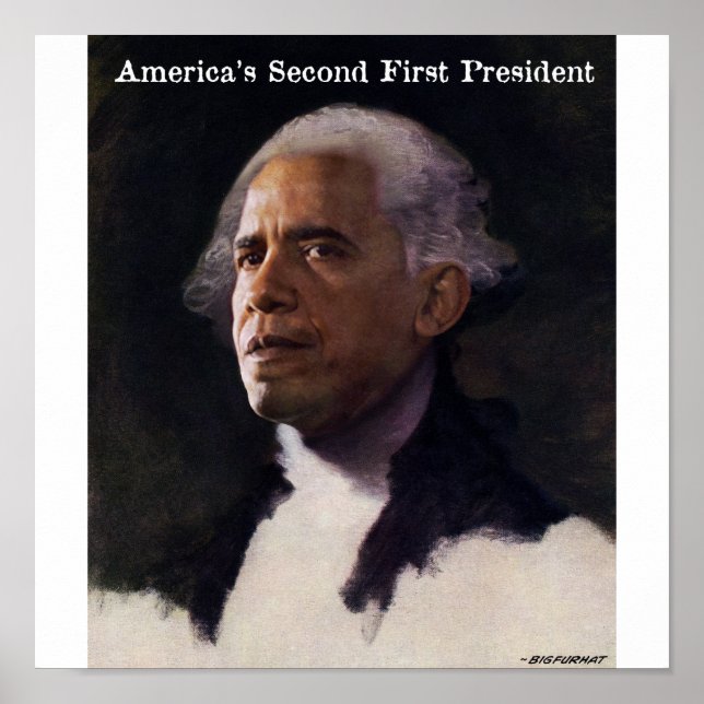 Poster Segundo Primeiro Presidente da América (Frente)