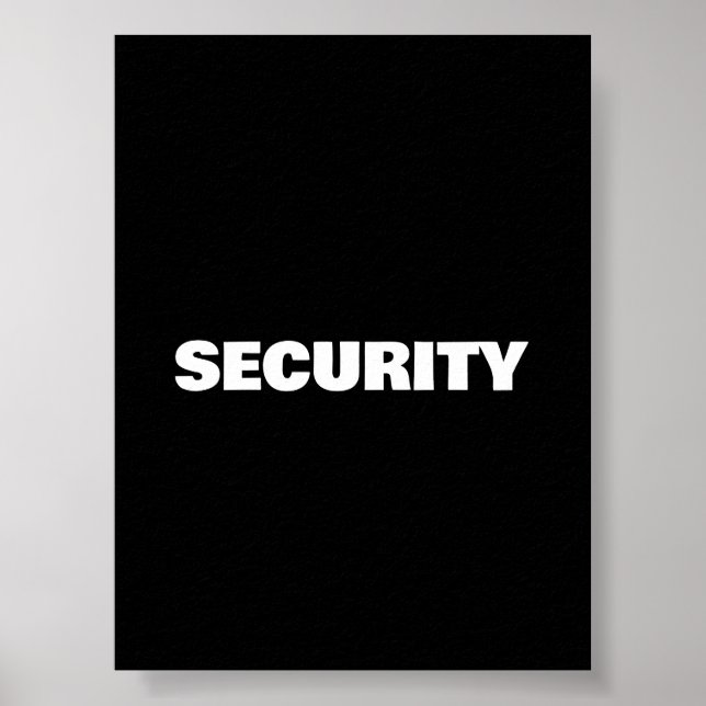 Poster Segurança (Frente)
