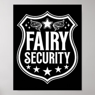 Poster Segurança das Fadas Aniversário Fúria Vestidos Cri