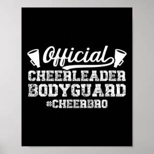 Poster Segurança de Cheerleader Irmão de uma Cheerlead