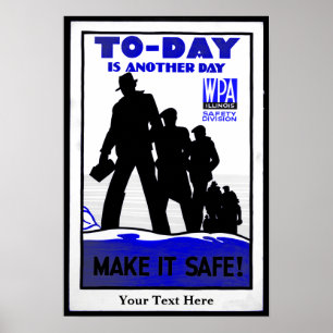 Poster Segurança no local de trabalho