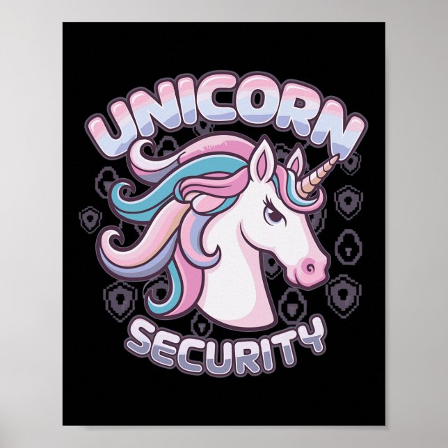 Poster Segurança Unicorn (Frente)
