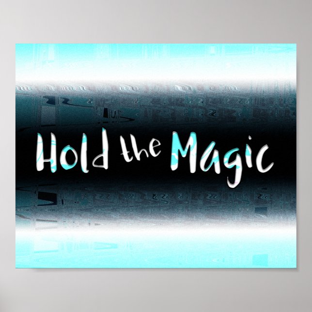 Poster Segure a magia (Frente)