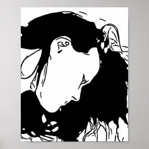 Poster Segure o cabelo