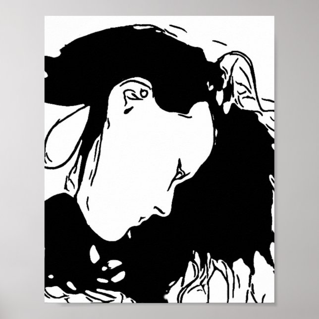 Poster Segure O Cabelo (Frente)