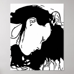 Poster Segure O Cabelo