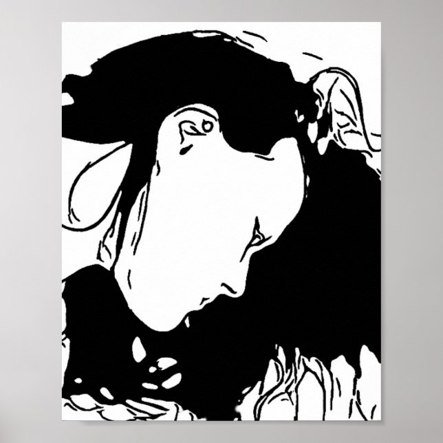 Poster Segure O Cabelo (Frente)