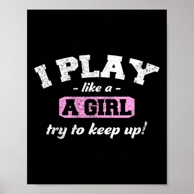 Poster Sei Que Toco Como Uma Rapariga - Futebol De Esport (Frente)