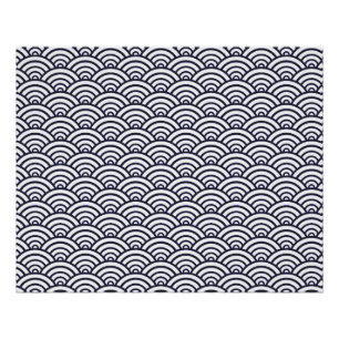 Pôster Seigaiha — padrão oceânico japonês