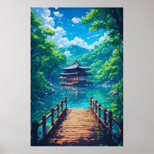 Poster (Seijaku no Kohan) - Serenidade à Beira do Lago