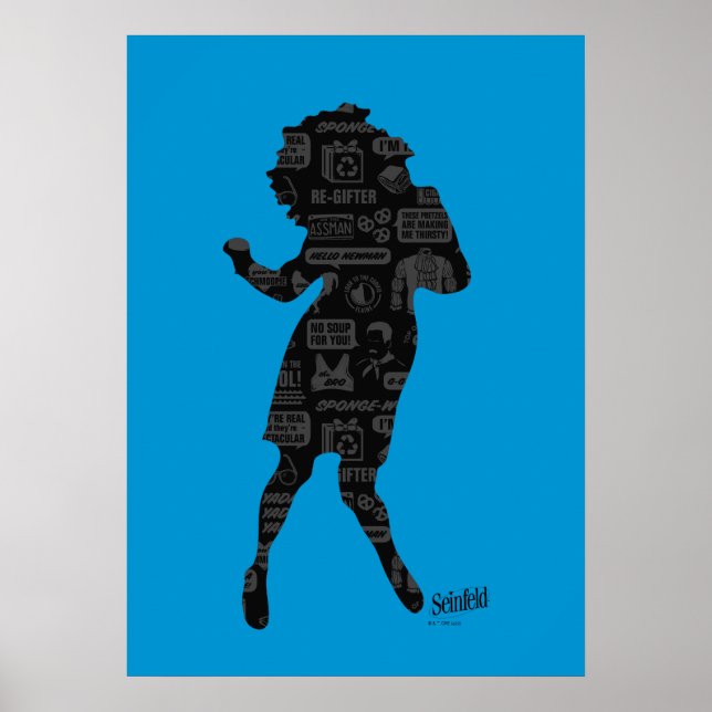 Poster Seinfeld | Elaine Dance Silhouette (Frente)