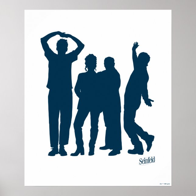 Poster Seinfeld | Gráfico Silhouette Group (Frente)