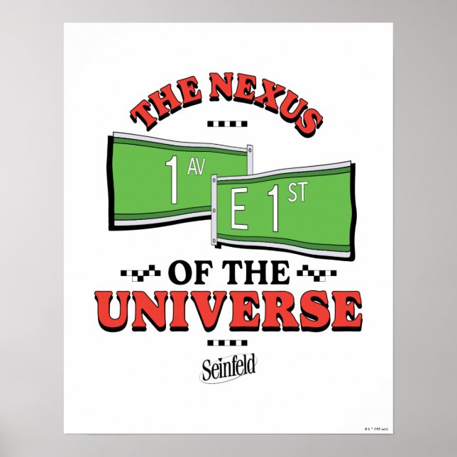 Poster Seinfeld | O Nexo do Universo (Frente)
