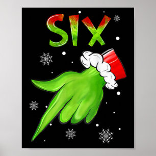 Poster Seis Piadas Six Seven 6 7 Meme Papai Noel Natal Xm