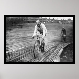 Pôster Seis raças de bicicleta 1909 do dia