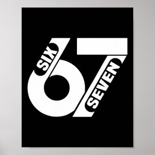 Poster Seis Sete 67 Esportes de Equipe Piada Engraçada 67