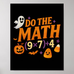 Poster Seis Sete 67 Meme Faça as Contas Halloween Alpha G