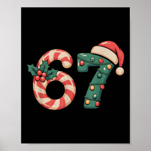 Poster Seis Sete 67 Meme Natal