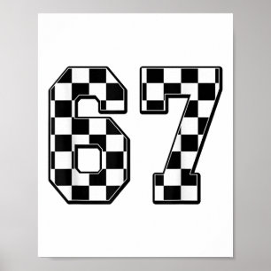 Poster Seis Sete 67 Meme Número 67 