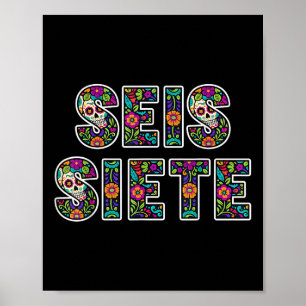 Poster Seis Sete 67 Seis Sete Meme Dia Dos Mortos
