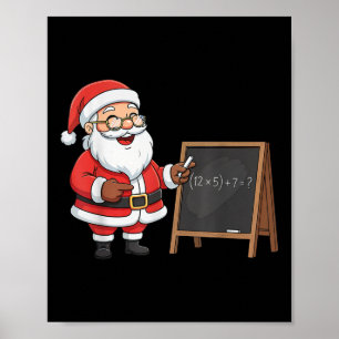 Poster Seis Sete 6 7 Meme Papai Noel Natal Xmas Professor