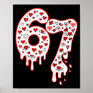 Poster Seis Sete Gen Alpha Sorvete Gotejamento Dia dos Na