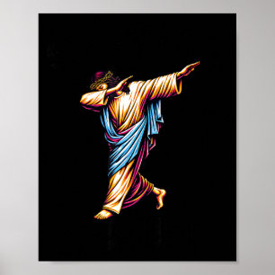 Poster Seis Sete Jesus Dabbing Natal 6 7 Meme 67 Crianças