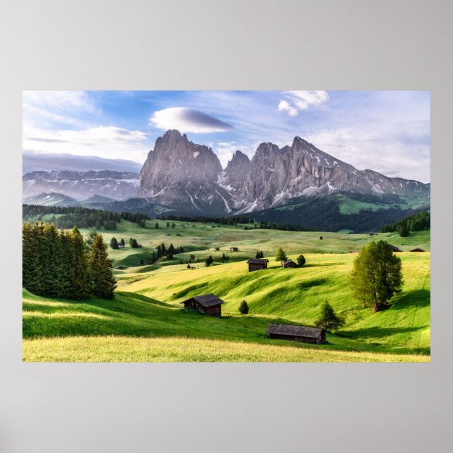 Poster Seiser Alm | Dolomite Alps, Italy (Frente)
