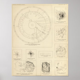 Pôster Seismograms 3 de Califórnia